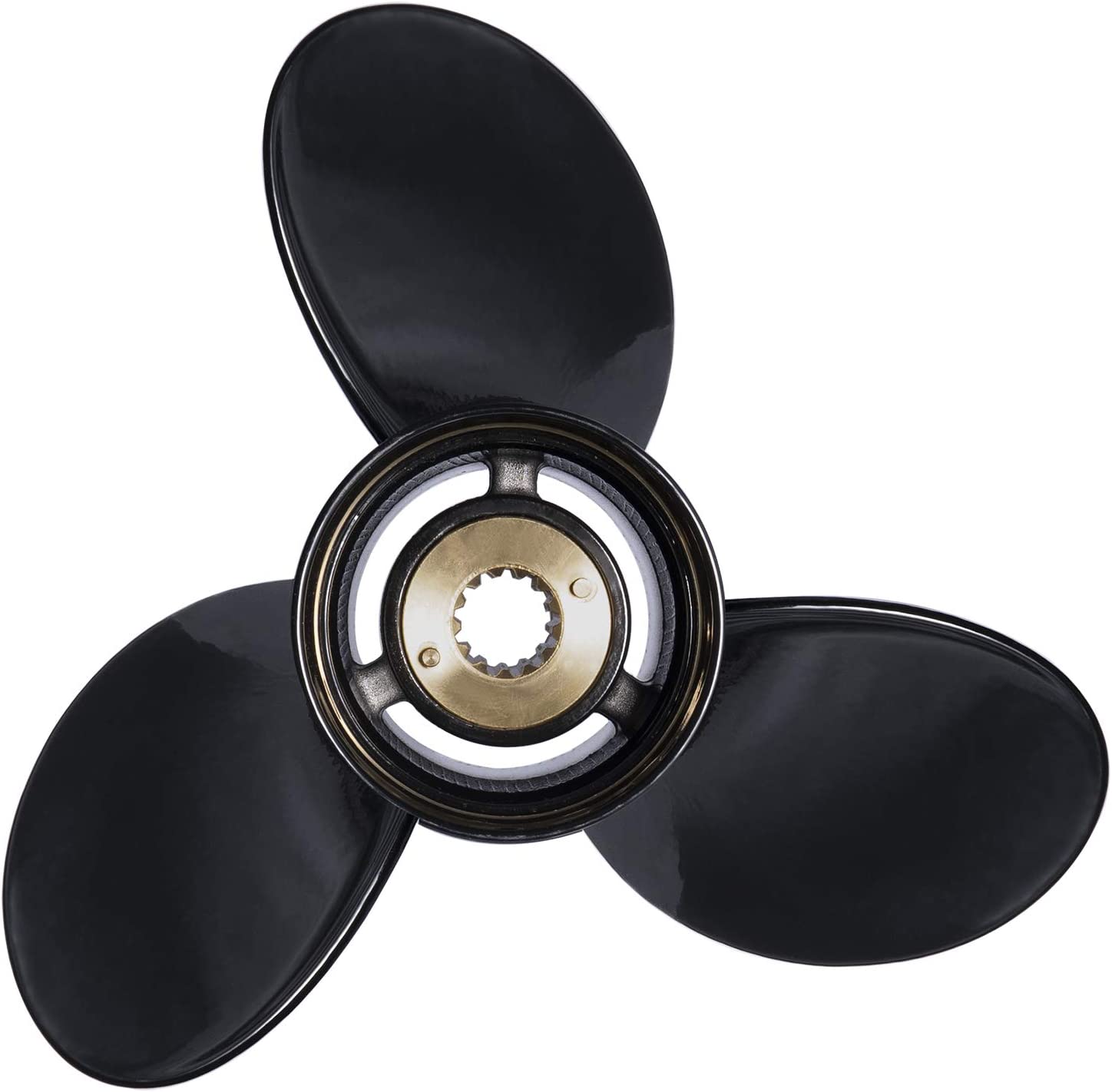 Лодочный пропеллер HANSE MARINE OEM для подвесного мотора из алюминия, для двигателей Mercury, 30-70 HP, 13 шлицевых зубцов
