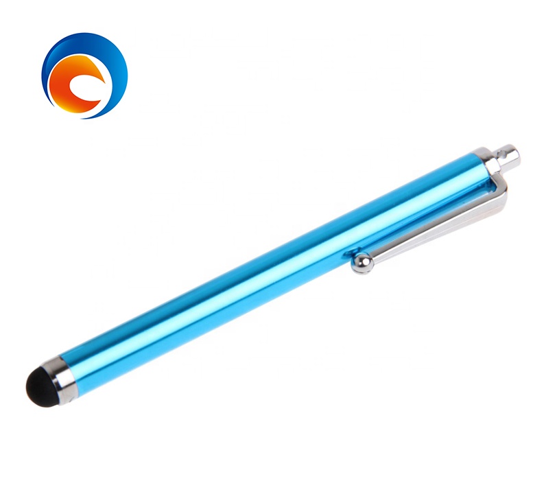 tablet stylus pen touch screens with clip custom logo touch pen colorful stylus pens for laptops and phones