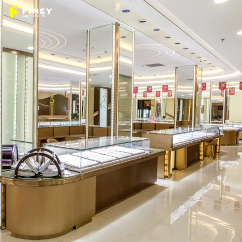 Shop Display Counter China Factory-Selling Jewelry Furniture Jewelry Display Counter For Jewelry Shop Decoration