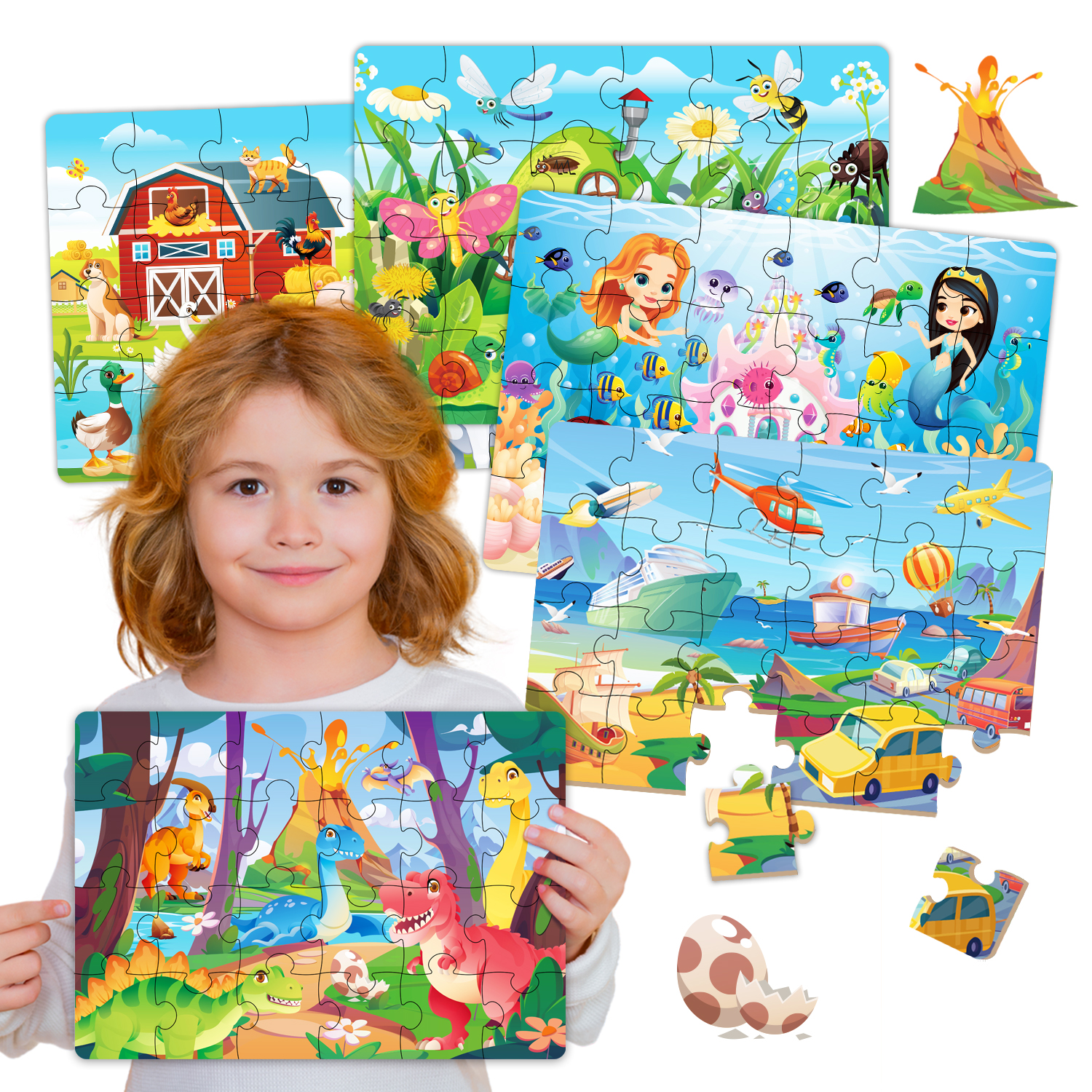 Puzzles for Kids Ages 3-5 6-8 Educational Toy Custom Toys for Learning Kids Learning Preschool Educational Development