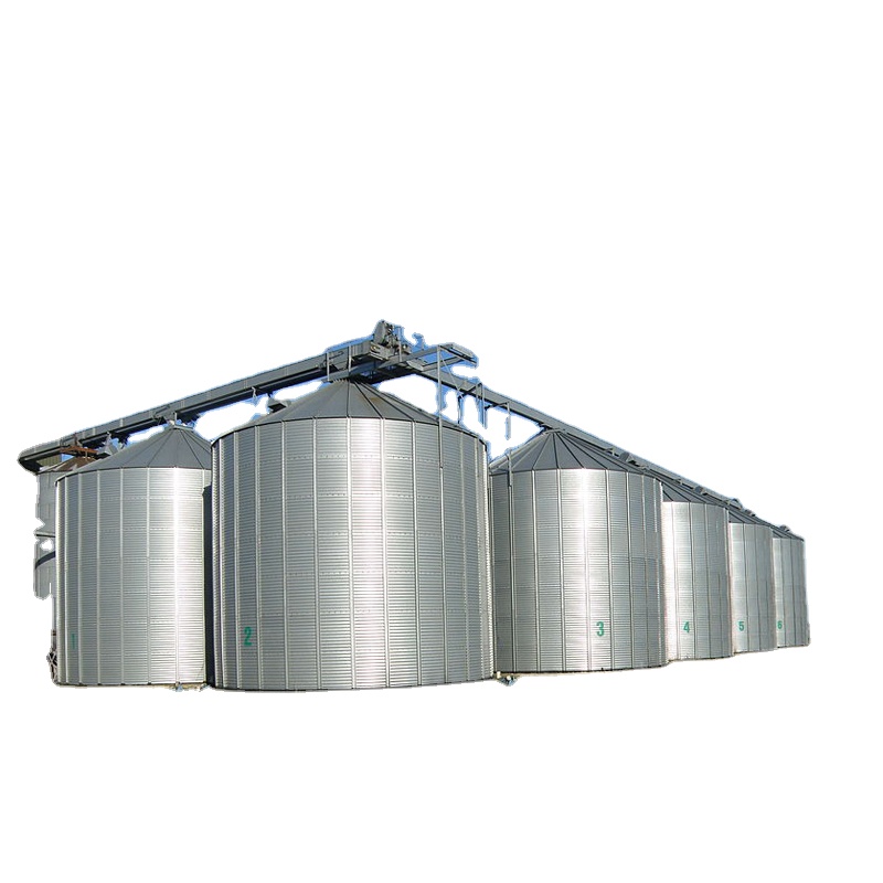 Grain silos 1000/2000/5000 T Galvanized steel Assembled silos