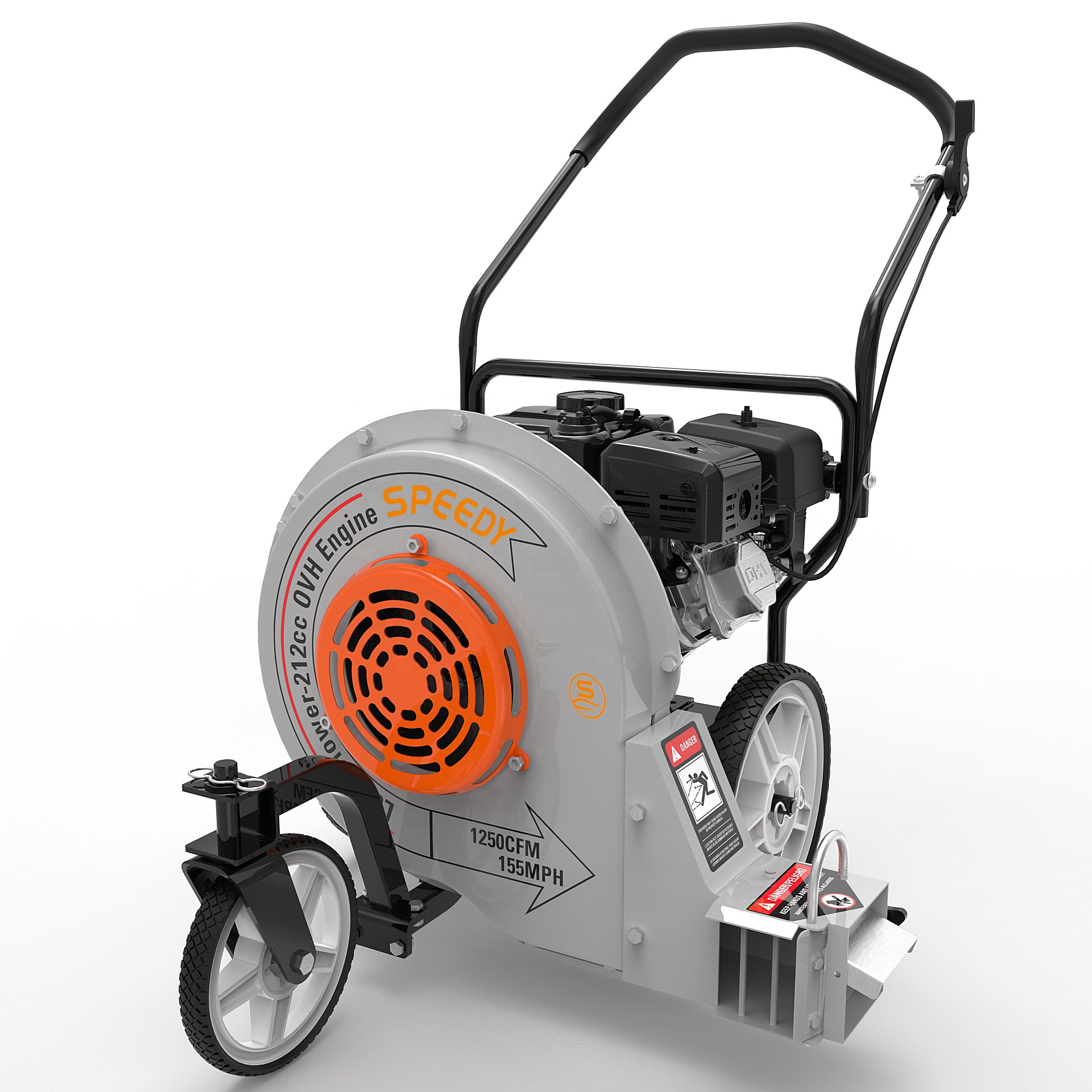 Скоростная бензиновая воздуходувка Lb2, ходунок с двигателем Loncin Ducar Zongshen, куб. См