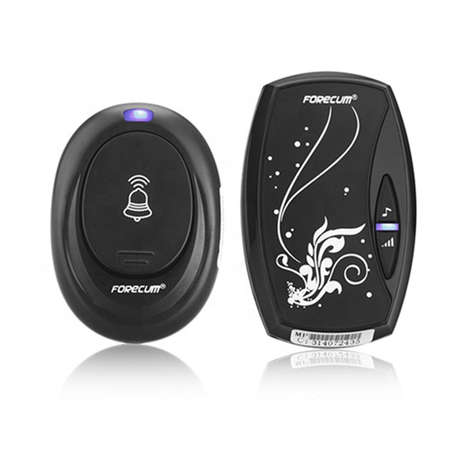 Waterproof Smart Wireless Doorbell with 1 Receiver AC Door Bell 36 Chimes 100m Long Range Outdoor