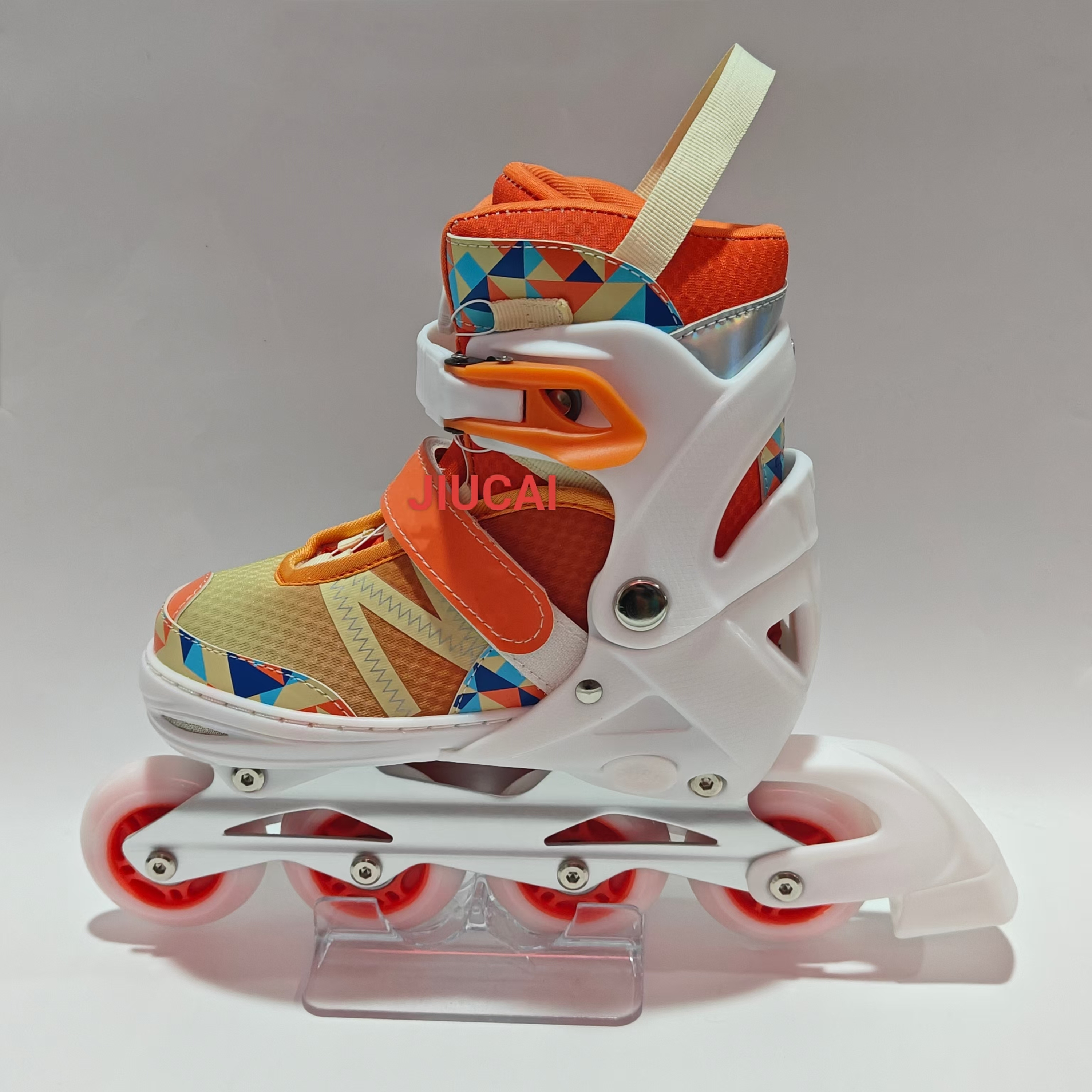 Wholesale Two-Row Roller Skates for Adults Women's 4-Wheel Quad Heelies Skate Shoes Flashing Wheels Made PU Aluminum Alloy Frame