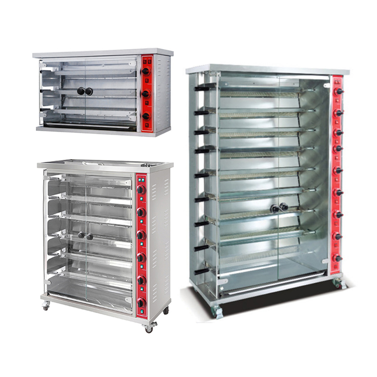 High quality rotisserie roast restaurant roster chicken machine rotisserie