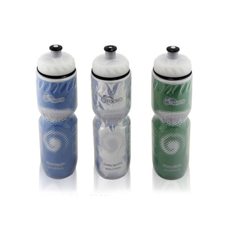 Double layer plastic heat preservation ice sports kettle mountain bike riding equipment accessories
