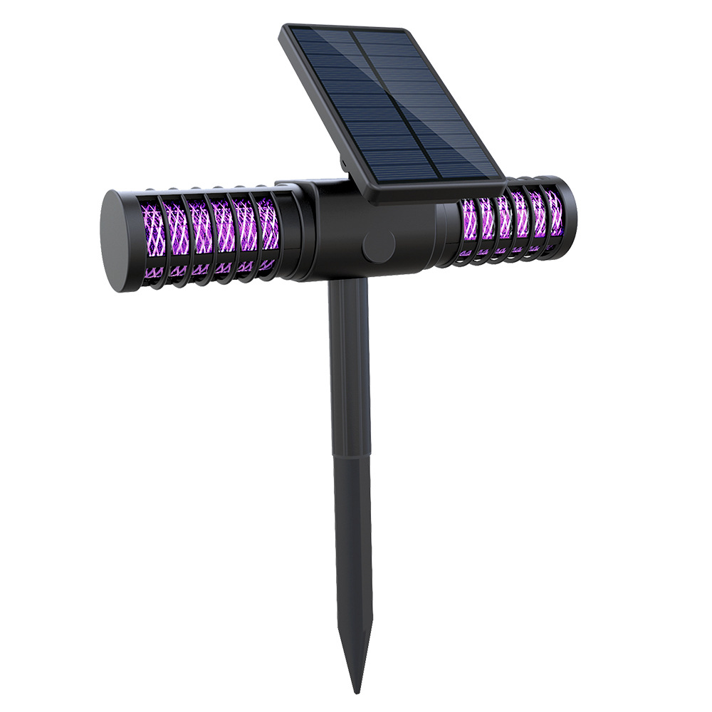 Factory direct sale outdoor courtyard solar purple photoelectric mosquito killer