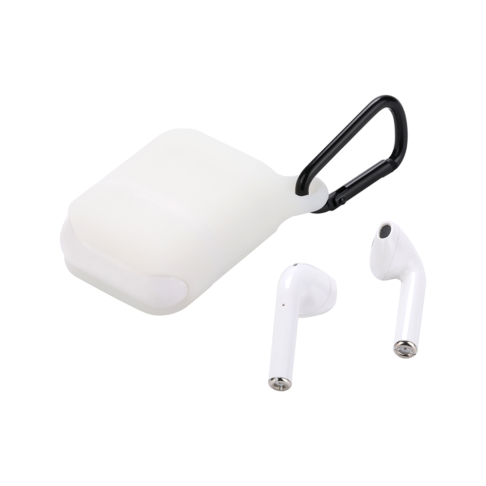 Заводская поставка, индивидуальный силиконовый чехол для Airpod, для Airpods, силиконовый чехол белый/светло-голубой