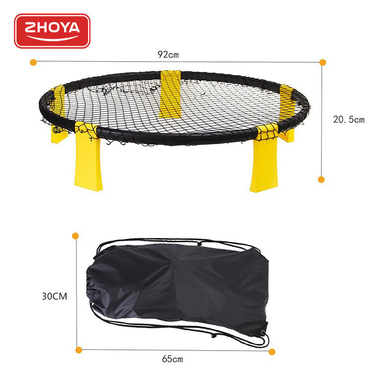 High quality spike ball Back Yard Beach Sports Throw Game Set Spyderball Roundnet Smash Ball Outdoor Game Set 3 Ball Kit