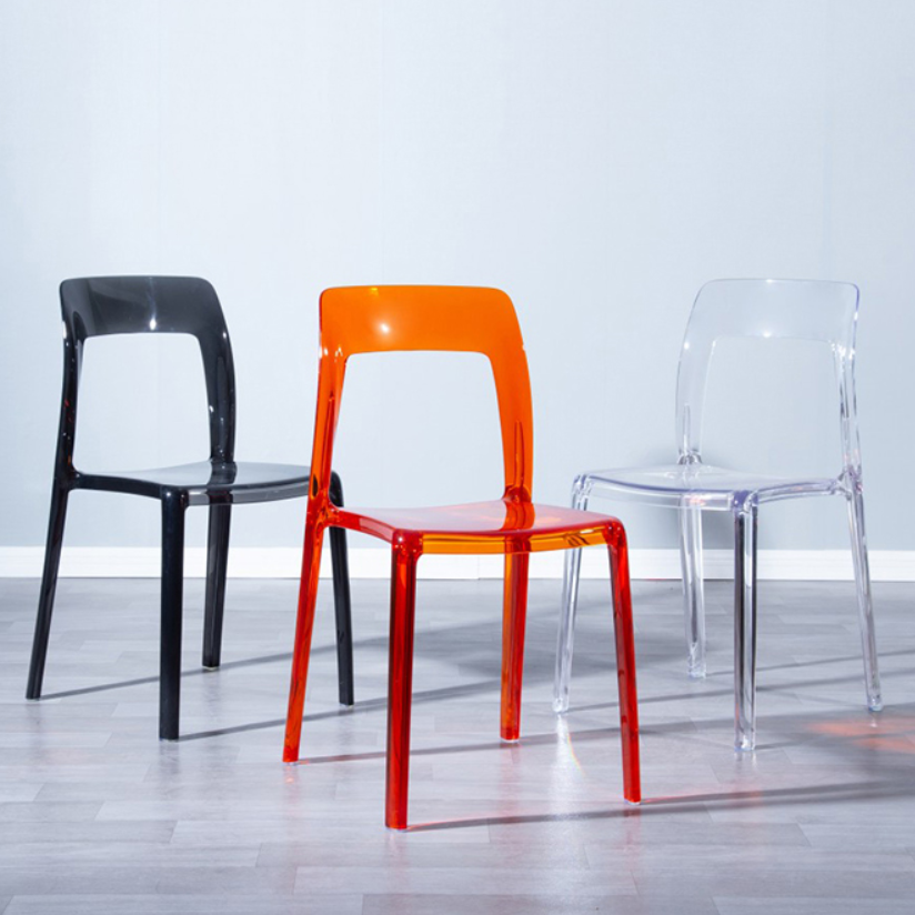 High quality event and banquet chairs furniture luxury dining acrylic wedding air chair