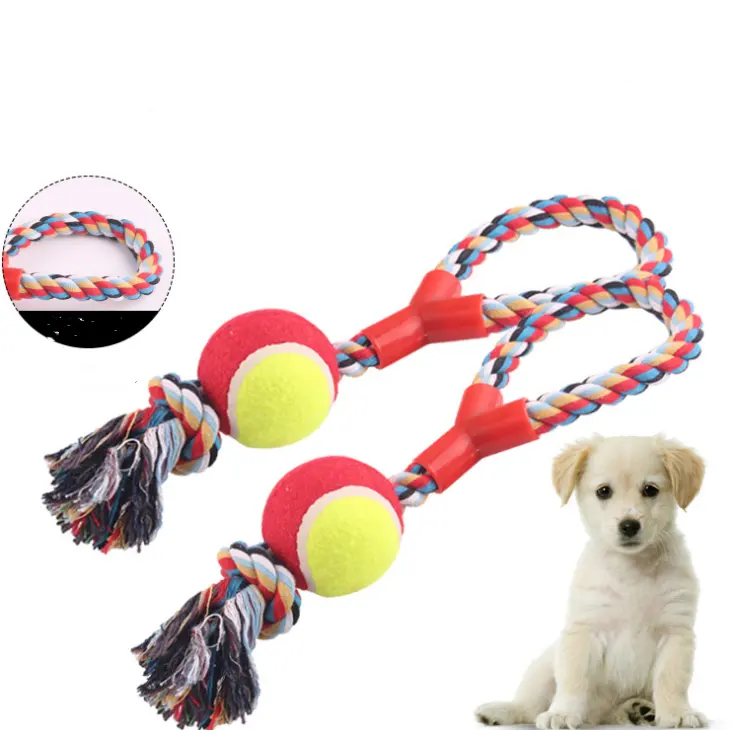 Распродажа 2021, экологически чистые тренировочные теннисные мячи для домашних животных, хлопковая веревка, жевательные игрушки для собак