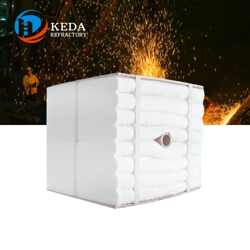 Keda печь огнеупорная Теплоизоляция Алюминиевый силикатный керамический модуль 1260 керамических волоконных модулей