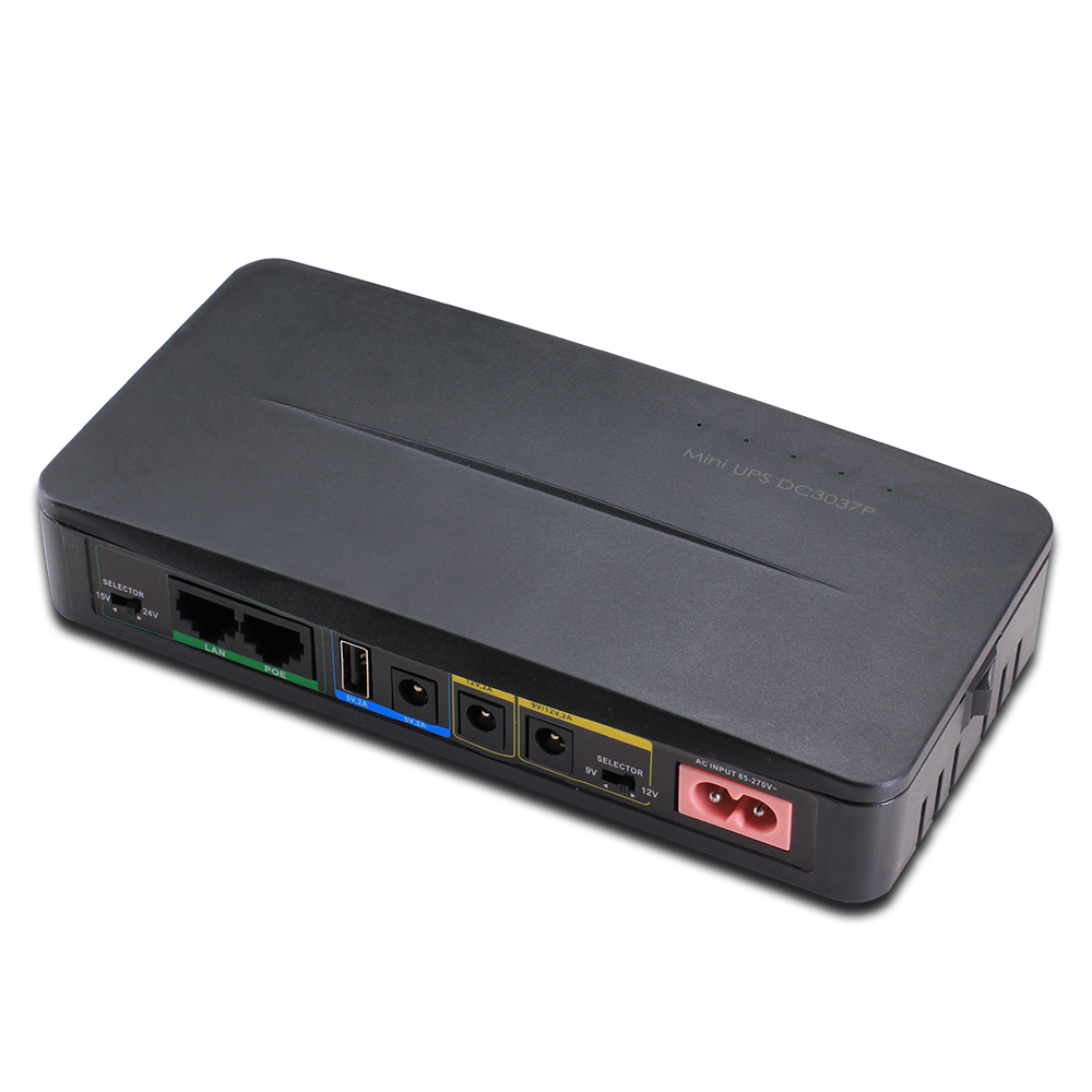 KTAC DC Mini Ups для Wi-Fi маршрутизатора Mini DC Ups Poe Mini Ups выход 5v 9v 12v 15v 24v