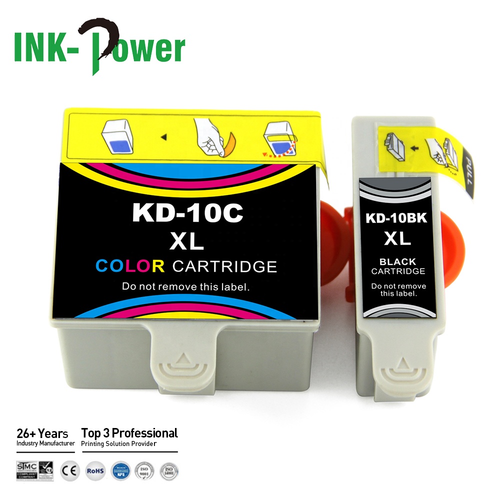 INK-большая мощность 10 XL 10XL 10XLBK 10XLC Премиум цвет черный Совместимый струйный картридж с чернилами для Kodak изолятор балки встряхивая для девочек 3, 5, 7, 9, 3250 принтер
