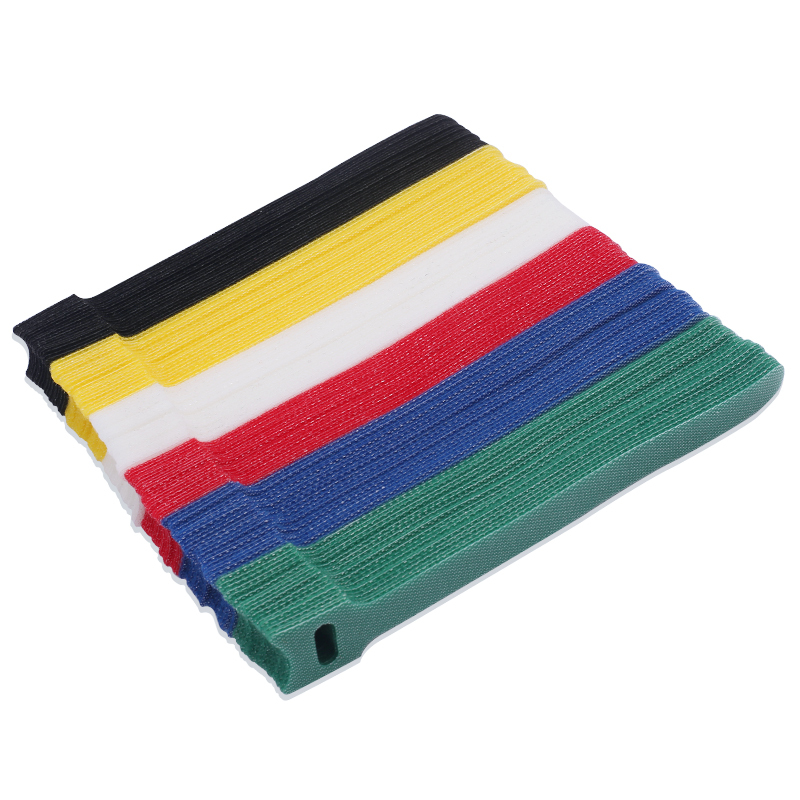 Reusable Hook and Loop Nylon Strap Data Cable Headphone Cable Binding Strap
