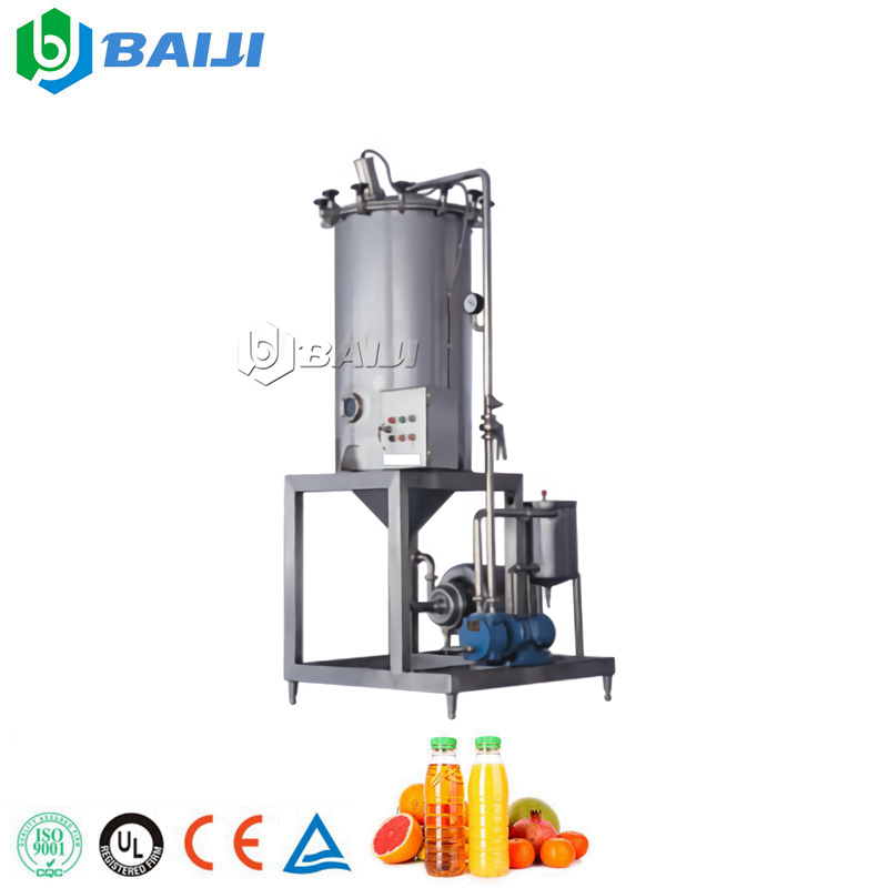 Full Automatic Concentrate Fruit Juice Vacuum Degasser Degassing Machine
