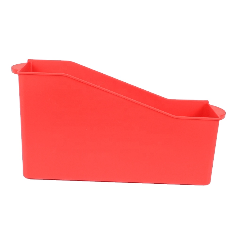 Wholesale Magazine Holder Doubre Plastic File Colorful Floor Black School Locker A4 Book Bin Book Organizer