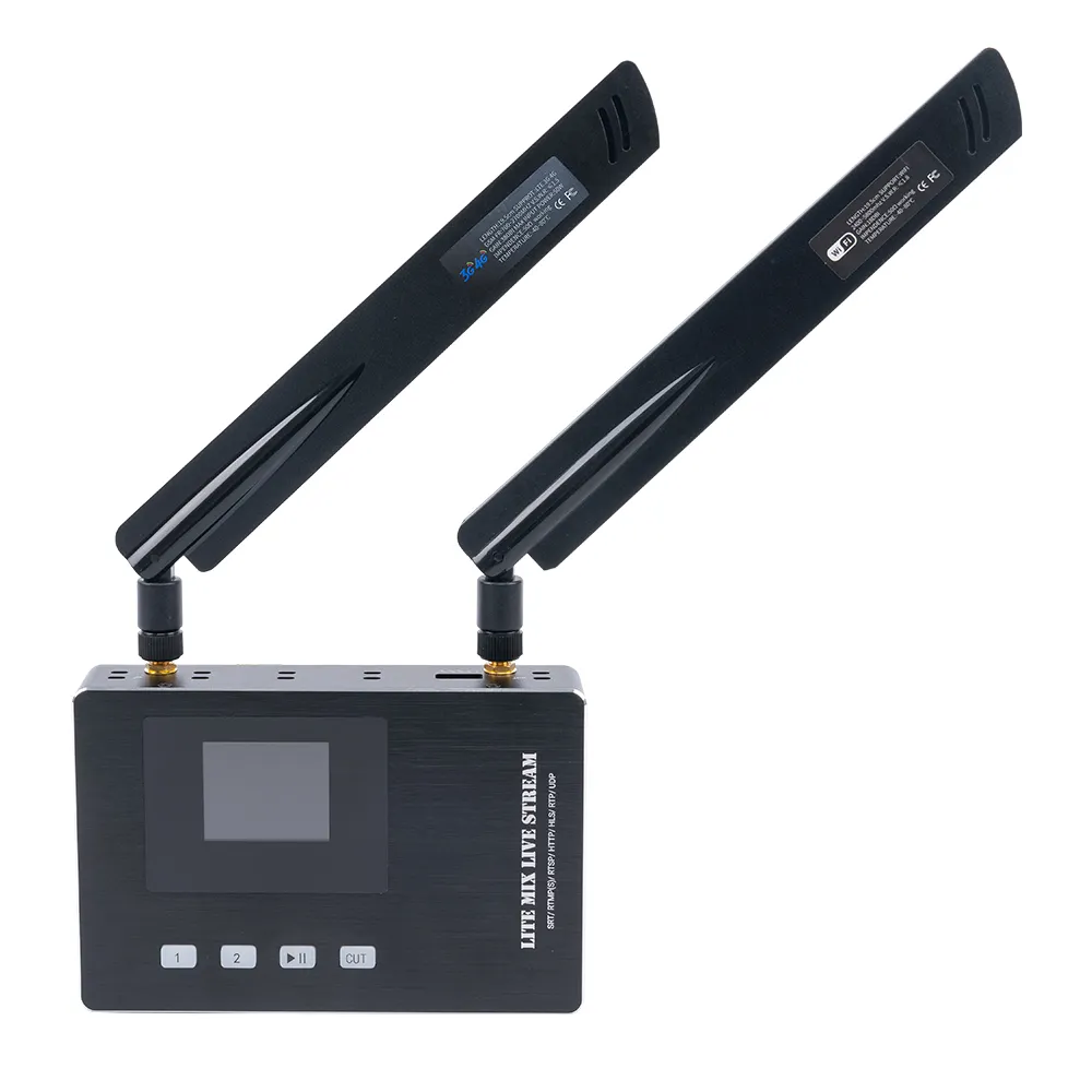 HWCODEC F2S 3G 4G WIFI Video Streaming Switcher 1080P HDMI Loop Out IP Encoder Decoder Support SRT RTMPS RTSP RTMP HTTP HLS UDP