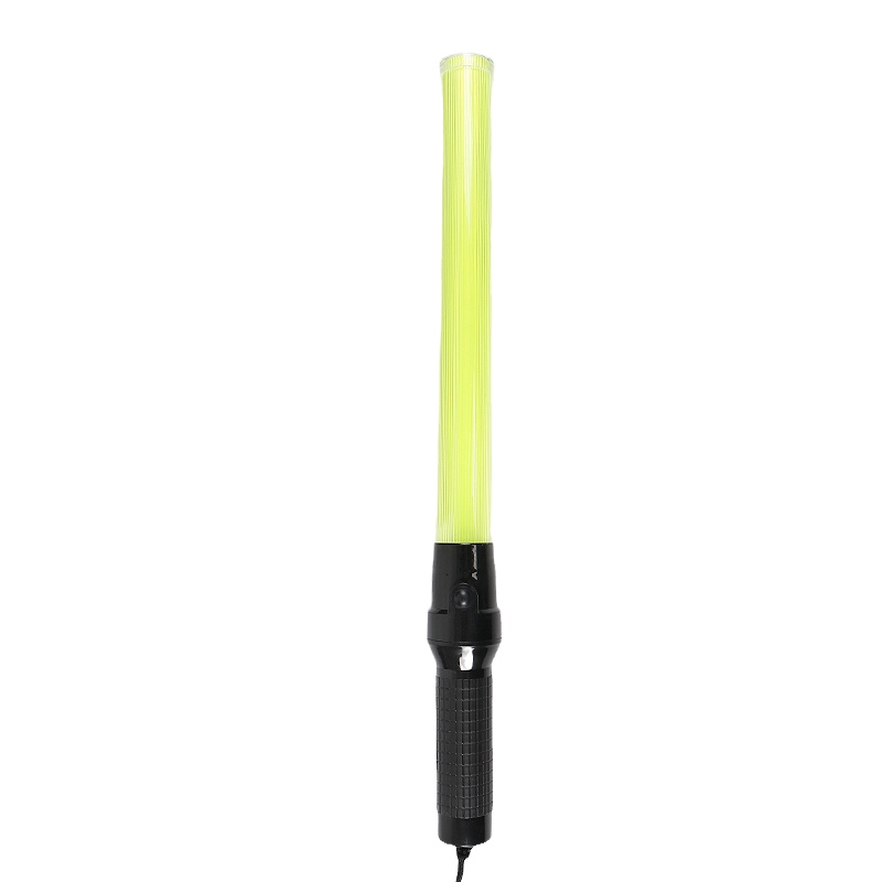 2021 led multi-function rechargeable police traffic control baton with whistle and top light