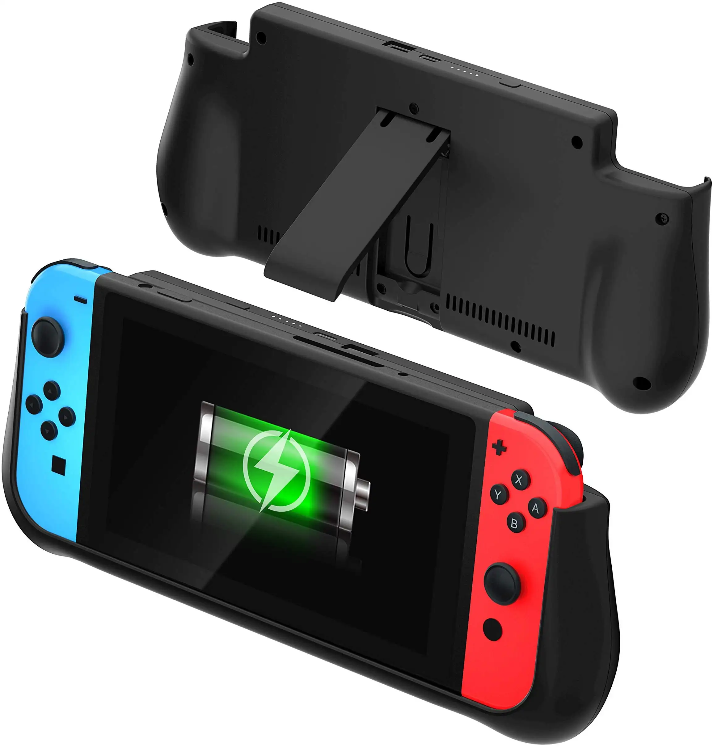 Battery Charger Case Portable Battery Case with 10,000 Mah Extended Travel Power Bank for Nintendo Switch