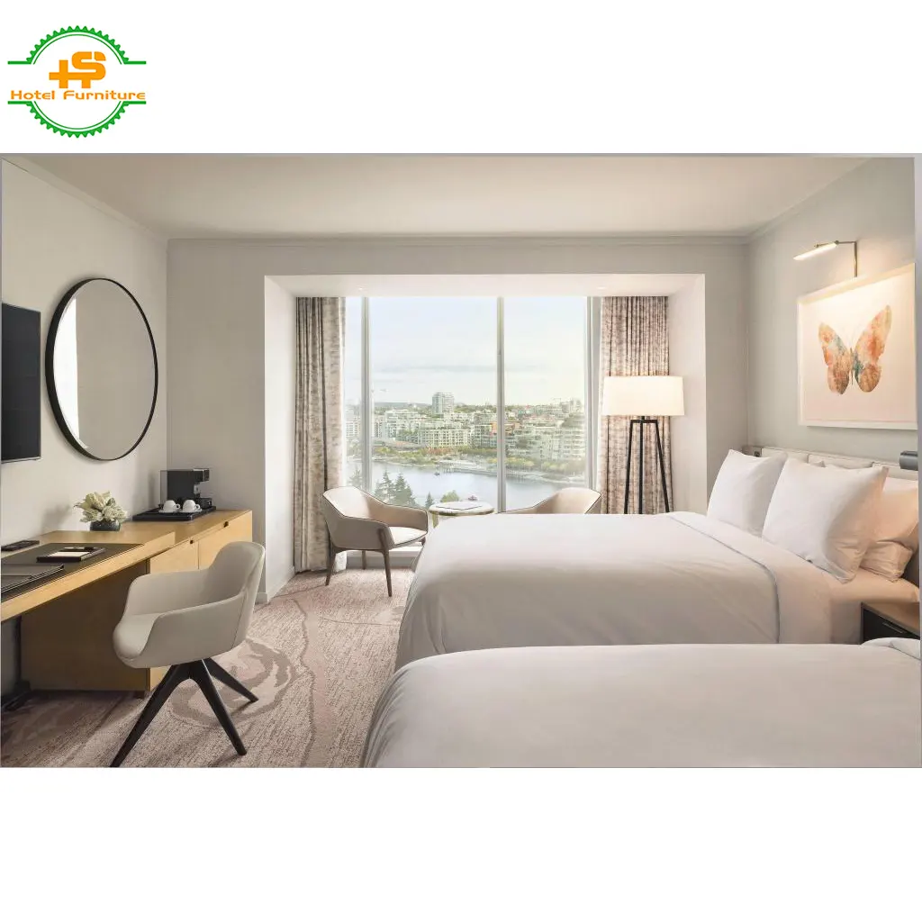 HSN-040 Роскошный Новый Дубай, 5 звезд, современный набор мебели для гостиниц, королевские спальные комплекты