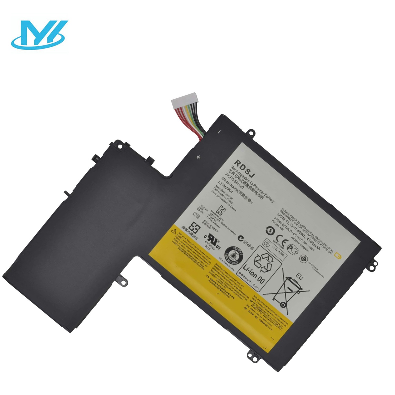Аккумулятор L11M3P01 для ноутбука IdeaPad U310 Series U310 MAG6BGE MAG62GE MAG66GE MAG6J MAG6B MAG62 MAG67GE 43752CU 43752BU 11,1 В 46 Вт