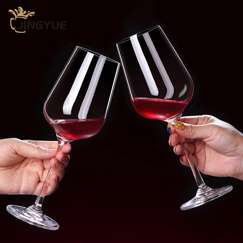 Elegant White Wine Glasses Set Modern Hand Blown Crystal Wine Glasses with Long Stem for Home Restaurant and Party