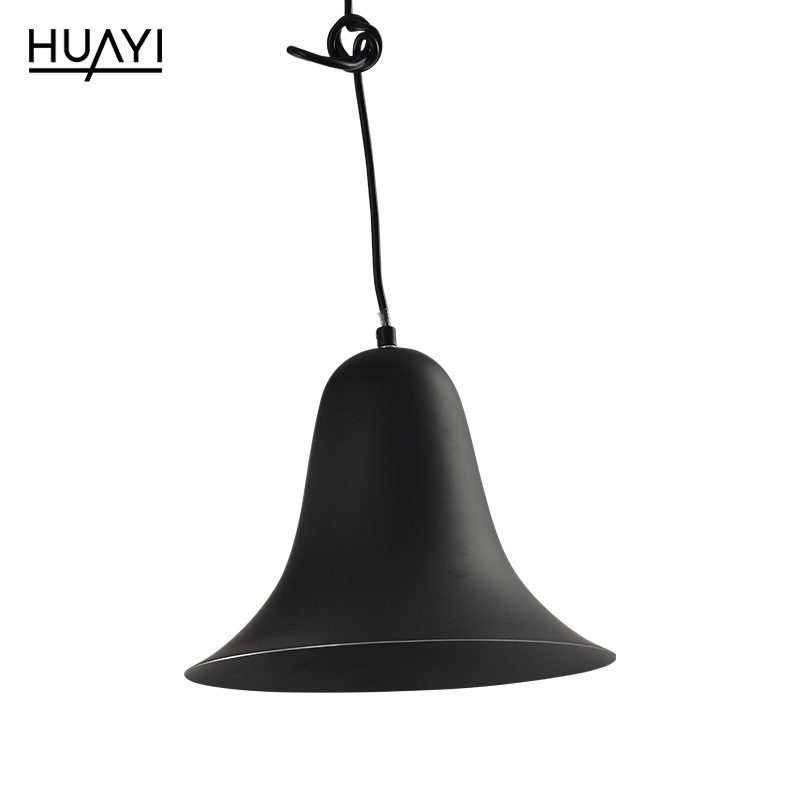 HUAYI новый продукт черный цвет современный простой стиль внутреннее украшение E26 60W люстра подвесной светильник