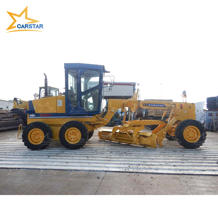 Японский оригинальный автогрейдер Komatsu Gd605, б/у автогрейдер Komatsu gd405a