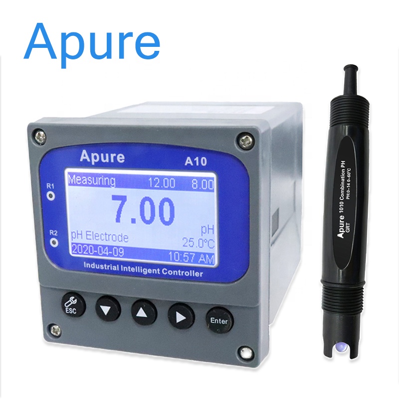 Apure online Цифровой pH ORP EC анализатор качества воды измеритель pH передатчик