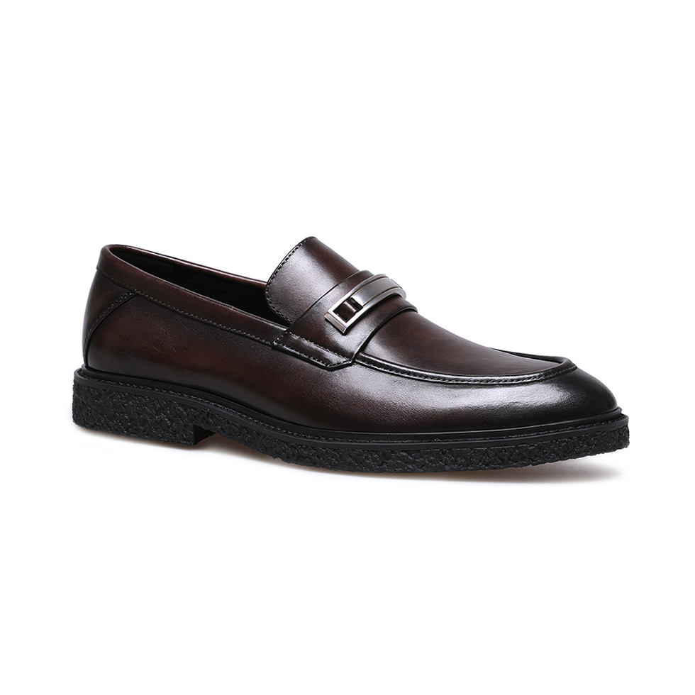 ABINITIO High Quality Business Wedding Formal Men Genuine Leather Dress Shoes