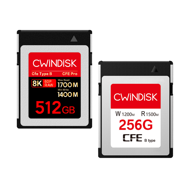 Профессиональный большой ящик для хранения Compact Flash CFexpress Тип B CF 128 ГБ 256 512 1 ТБ 2 ТБ Экспресс-слот для карт памяти для XQD камера