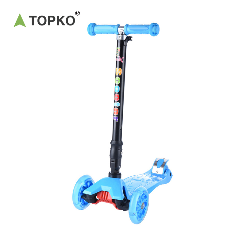 TOPKO New design Outdoor 3 wheel scooter for kids the best aluminum alloy frame kid scooter