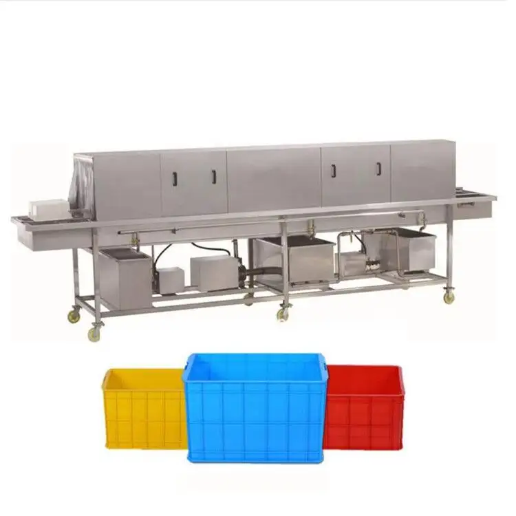 high quality  Automatic Turnover Crate/Basket/Pallet/Tray Washing Machine