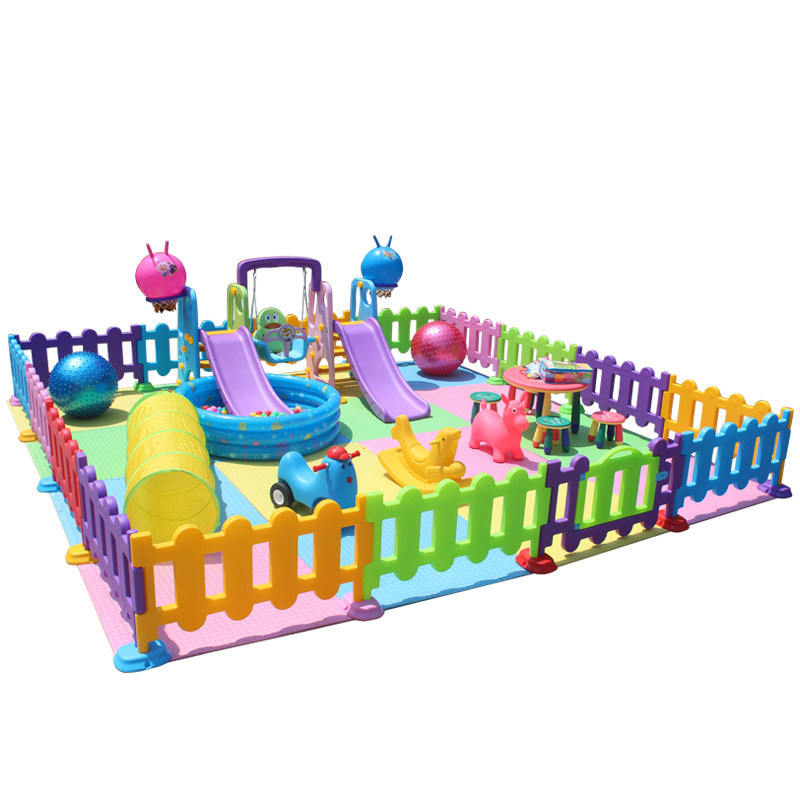 New Arrival Foldable Indoor Plastic Fences For Kids Children Slide For Sale Baby Safety Playpens