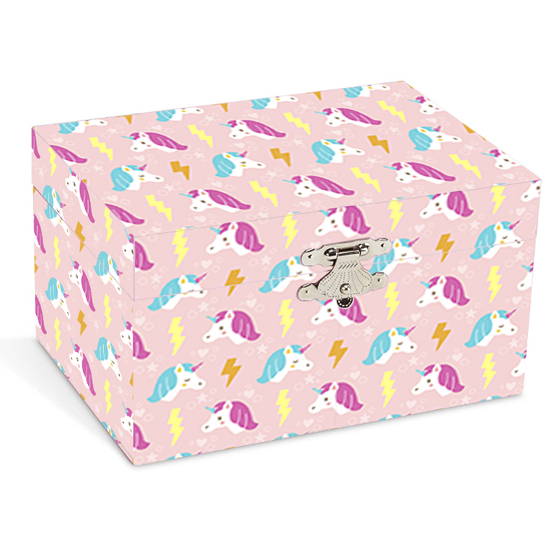 kids jewelry Wood gift box with music bamboo gift box