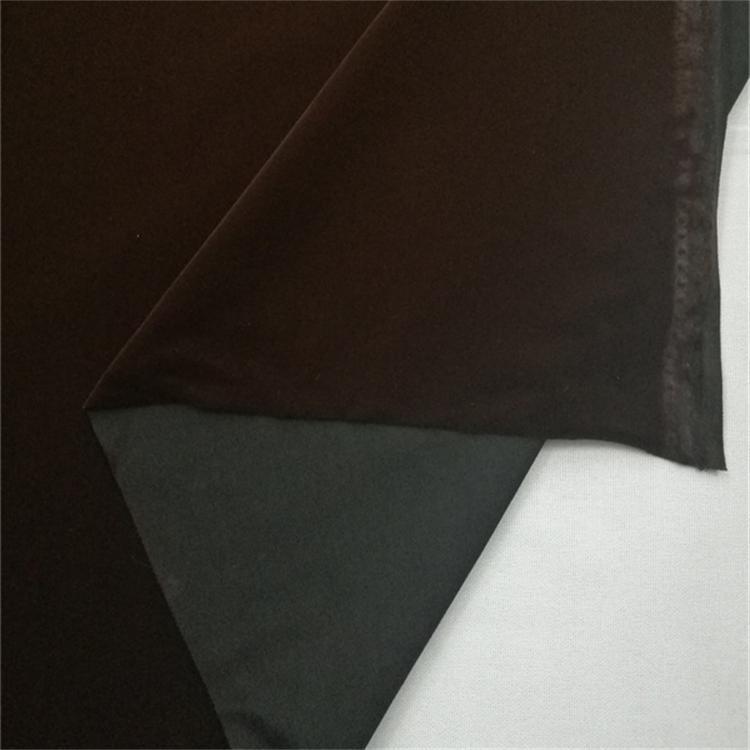 Rayon cotton with brown plush cloth with brown cotton with flocking jewelry bags, handbags and bags