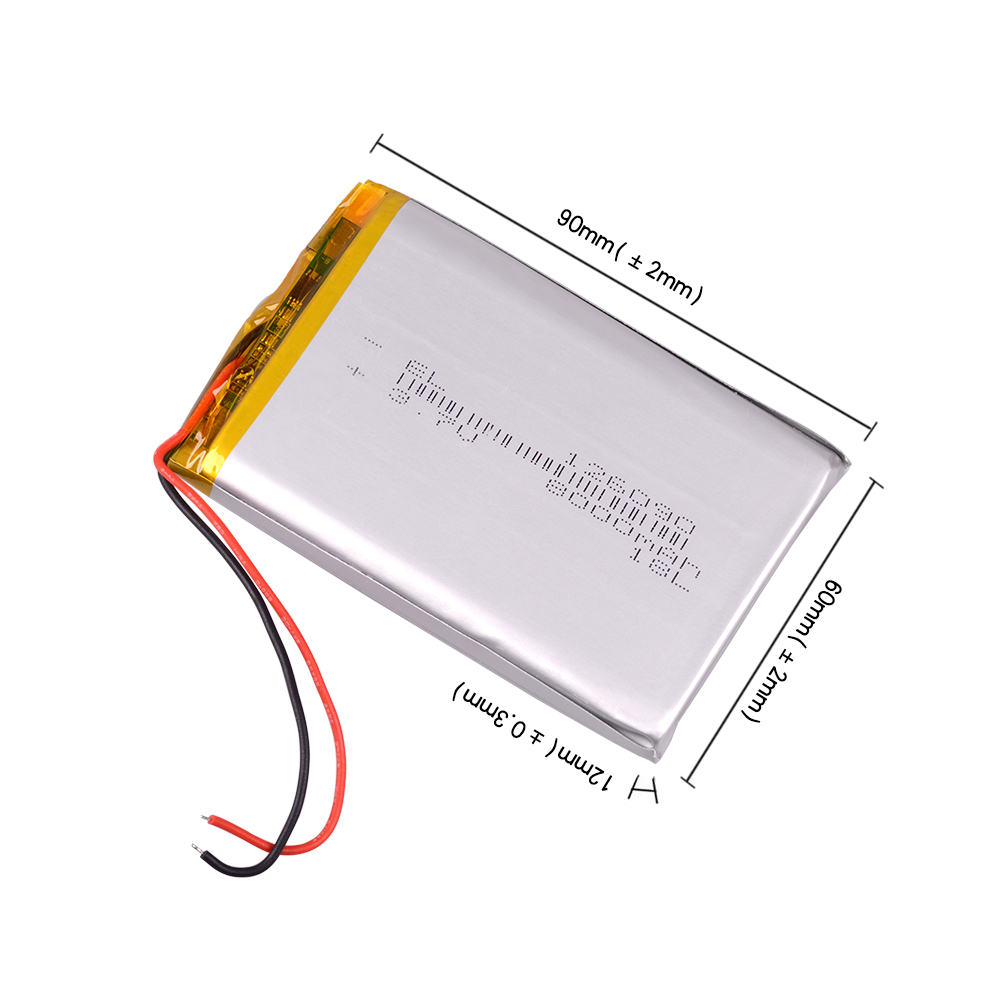 Аккумуляторная батарея 3,7 V 10000mAh литий-полимерная батарея Замена 126090 литиевых батарей для DVD планшета MID GPS электрические игрушки