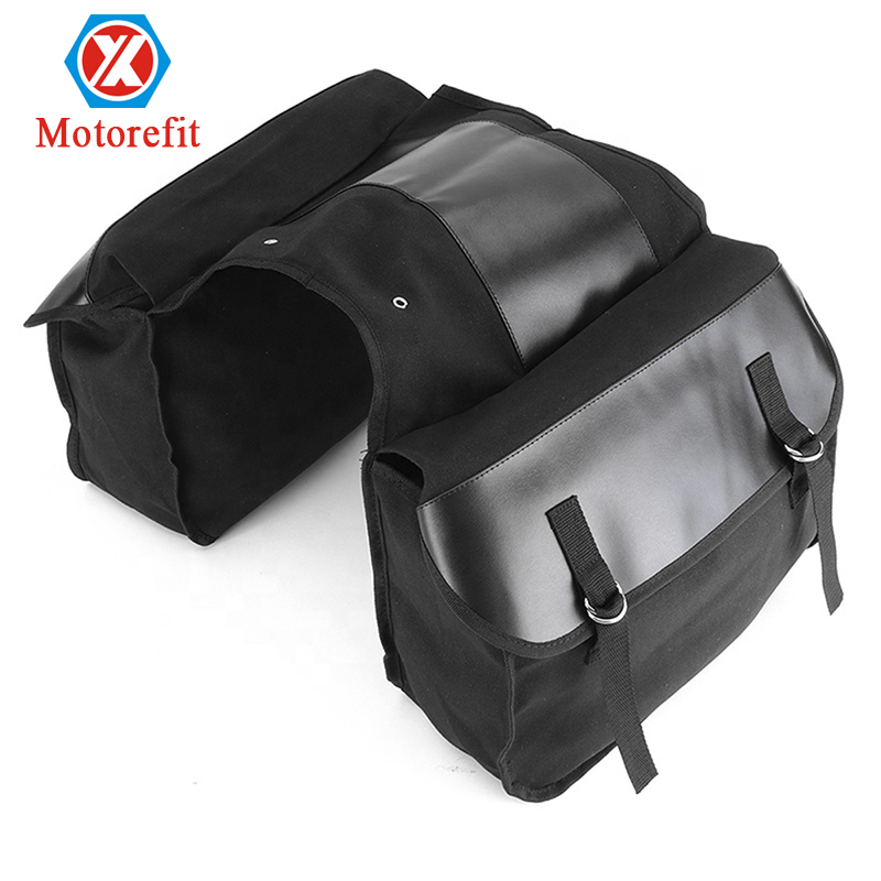 Motorefit черная парусиновая сумка для мотоцикла боковая сумка для инструментов для всех типов мотоциклов