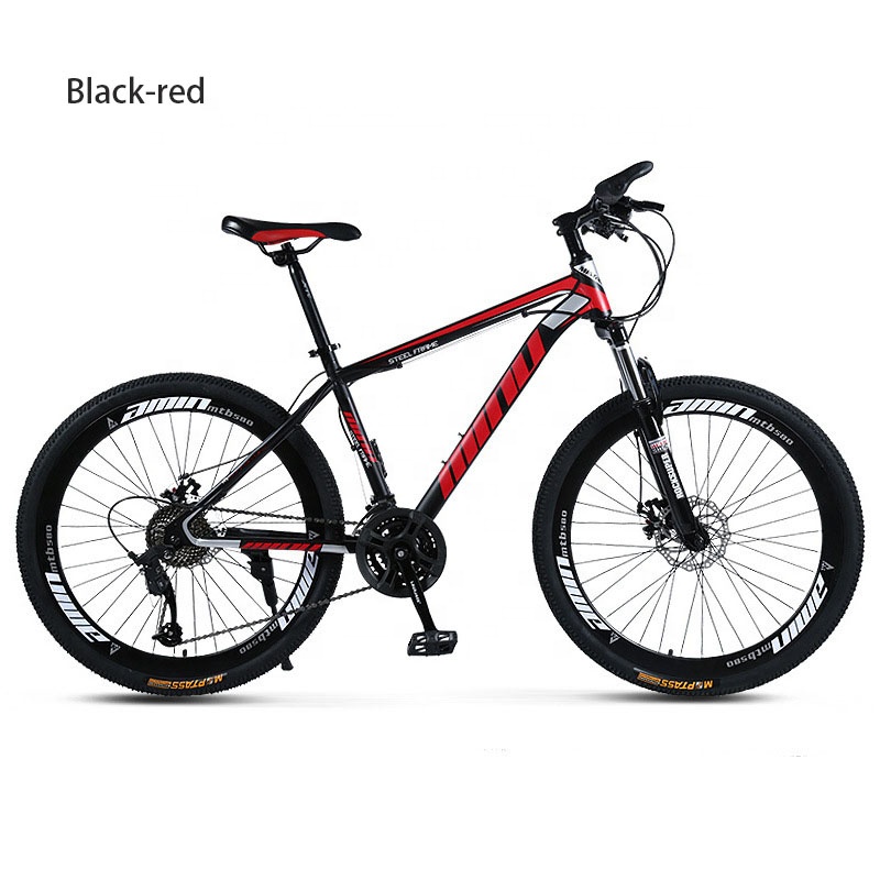 Оптовая продажа MTB 21 24 27 30 Скорость цикла стальная рама велосипеды горные дороги фиксированной шестерни колеса велосипеда Горные Горный велосипед 26 дюймовый велосипед