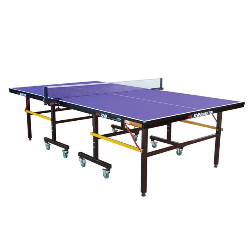 Folding portable table tennis table for domestic use