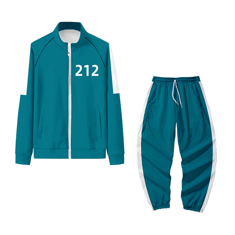 Squid Game Cosplay Suit Clothes Squid Game Hoodie Tracksuits For Unisex