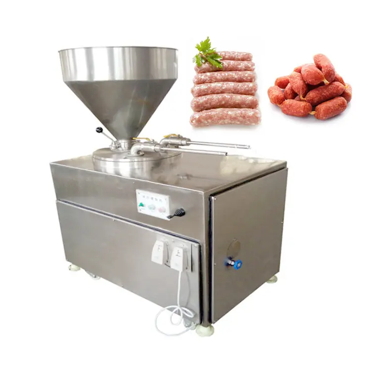 High Quality 26l 30 Lt Commercial 304 Stainless Steel Automatic Hydraulic Sausage Filler Sausage Stuffer