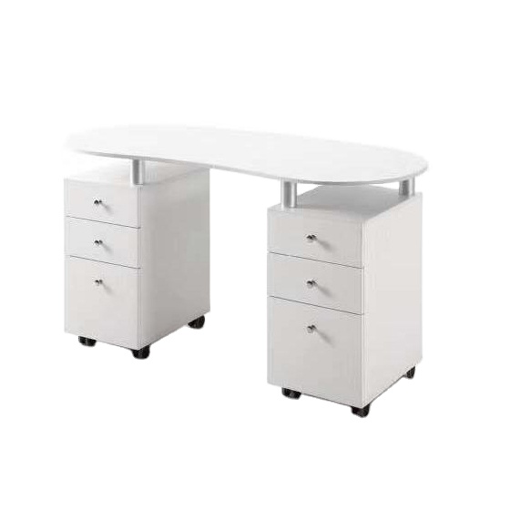 Manicure Table With Vacuum Cleaner Salon Beauty White Station Desk