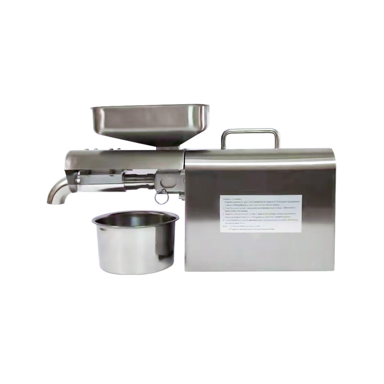 Jerrate 250 degree heatable mini 150W screw small home use oil press machine