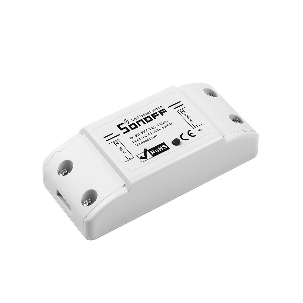 Умный Wi-Fi таймер Itead Sonoff 10A, беспроводной модуль розетки питания, дистанционное управление через приложение для домашней автоматизации