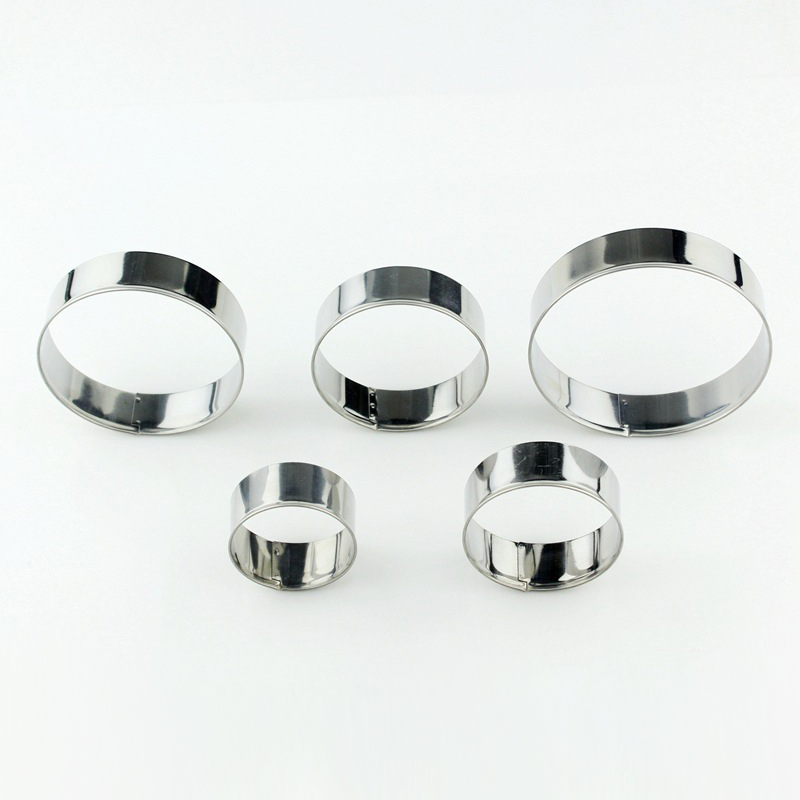 Round Shape Cake Molds Stainless Steel Cake Rings Mousse Cake Ring Molds