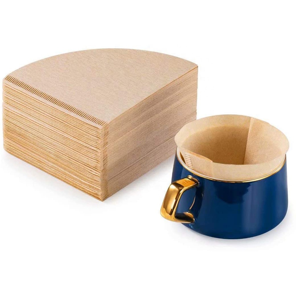 V01 Wood Color Coffee Filter Paper Natural Coffee Filter Paper