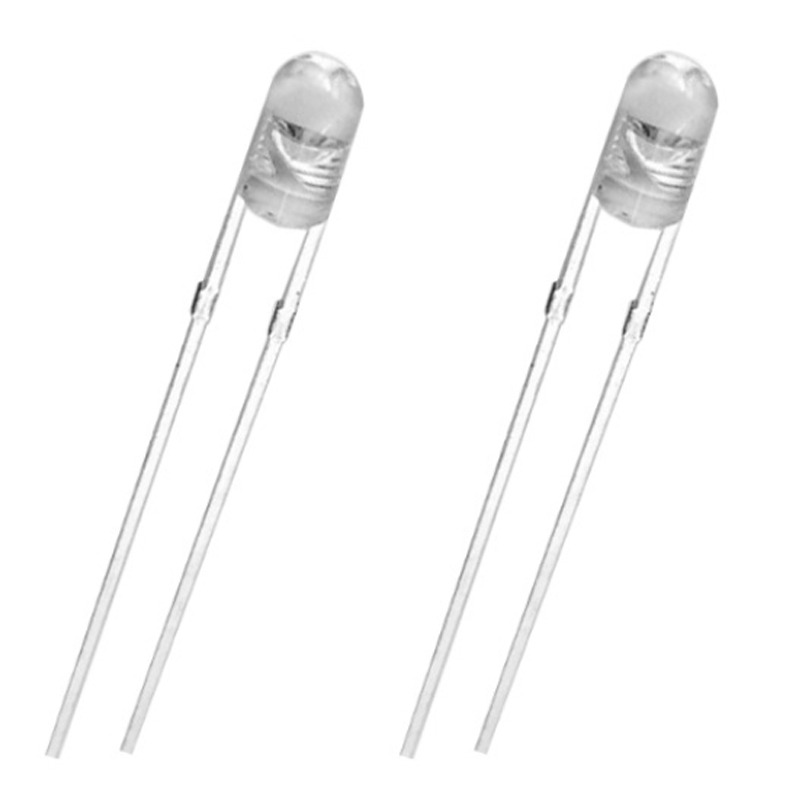 3mm 4mm 5mm LED Diode Lights Ultra Bright Clear Transparent Emitting Diodes DIY Science Project Electronics Components