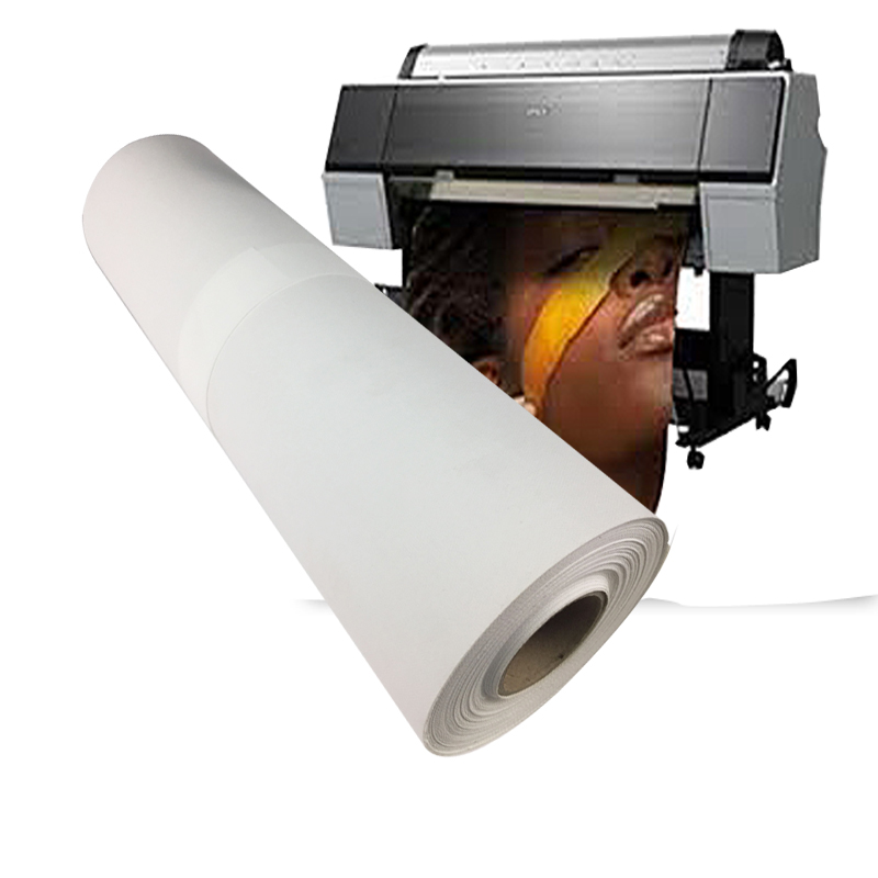 Made In China Wholesale 110gsm Waterproof Matte Polyester Canvas Inkjet Roll For Banner Printing